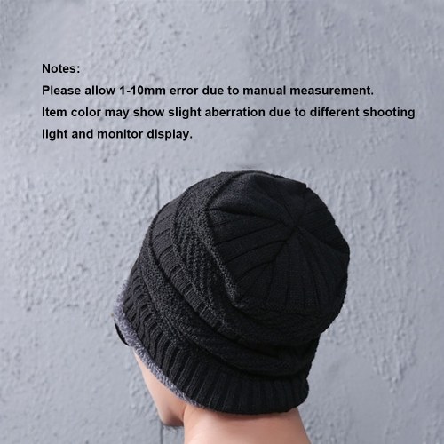 

Winter Thermal Knitted Heanie Hat and Circle Scarf Set Warm Snood Suit