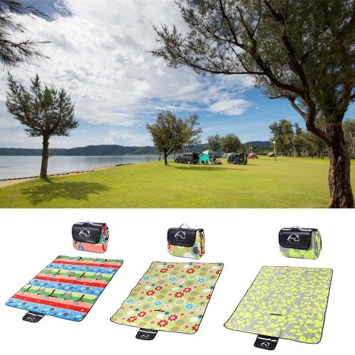 

Outdoor Picnic Mat Portable Waterproof Plaid Blanket Beach Lawn Mat