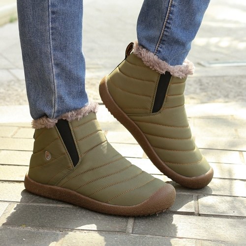 

Outdoor Water-resistant Non-slip Snow Boots Slip-on Winter Warm Shoes