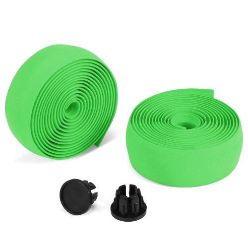 

2pcs Bicycle Handlebar Tapes Soft Road Bike Handlebar Band Breathable Non-Slip Cycling Handlebar Belt EVA Bar Tape Bicycle Horns Belt Bike Anti-Slip Shockproof Wrap Riding Equipment