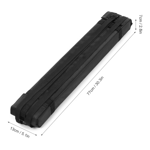 2pcs Soft Foam Block Roof Rack Bars for Car Rooftop Kayak Surfboard Cargo Carrier