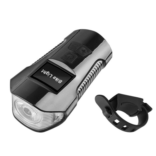 

Bike Light USB Rechargeable Cycling Headlight with 120dB Horn 4 Lighting Modes Waterproof Bicycle Front Headlights for Cycling Riding