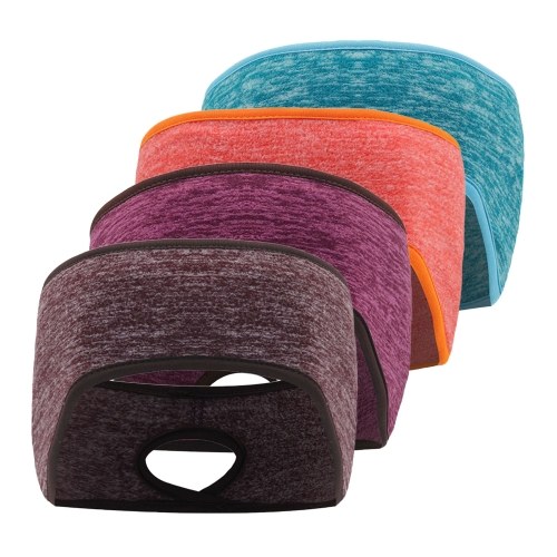 

4PCS Men Women Sport Headband Warm Windproof Polar Fleece Stretchy Running Cycling Yoga Hair Band Ribbon