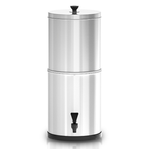 Gravity Water Filter System Water Filtration Bucket with Stand for Home Outdoor Camping Hiking Emergency Preparedness 