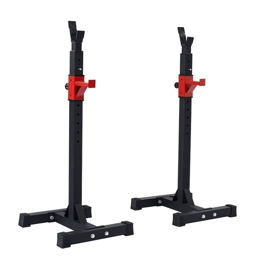 Soporte de sentadillas Powers Rack Soporte de barra separado simple para bancos de casa Press Barbell Rack Equipo de fitness