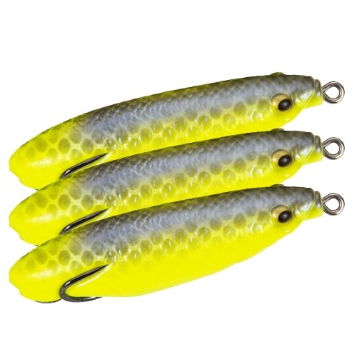 Silicone Rubber Soft Fishing Lures Artificial Fish Lures Baits with Hooks