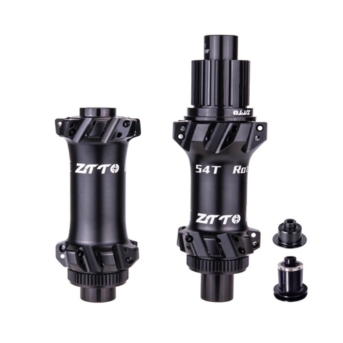 

MTB Mountain Bike Straight Pull Hub 28 Holes 54T Ratchet Bicycle Front and Rear Hub Set