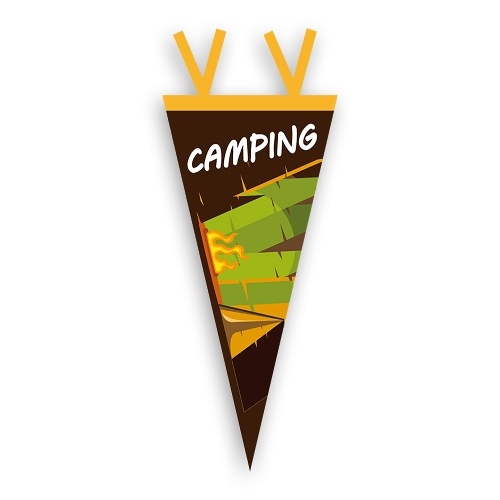 

Outdoor Camp Flag Pennant Camping Equipment Camping Tent Flag Decoration Triangular Bunting Picnic Home Party Tent Flag