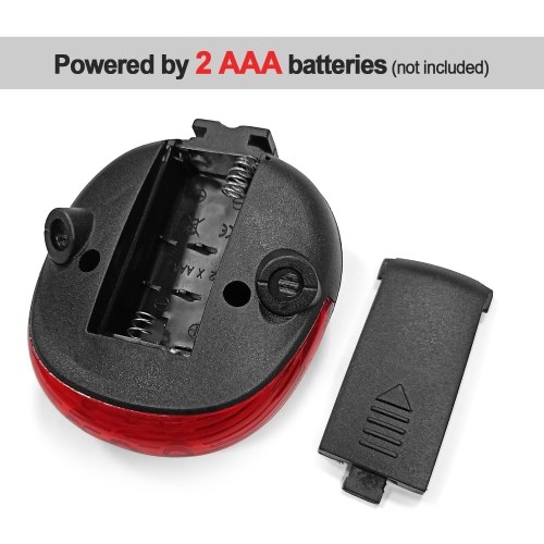 YSANAM 4-in-1 USB Rechargeable Waterproof LED Bike Light Set 