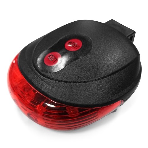 YSANAM 4-in-1 USB Rechargeable Waterproof LED Bike Light Set 