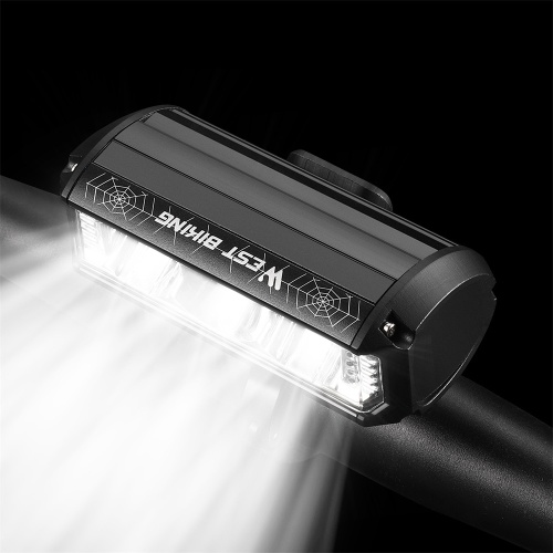 WEST BIKING 1750 Lumen High Brightness Aluminum Alloy USB Rechargeable Bike Light Road Bike Handlebar Light 