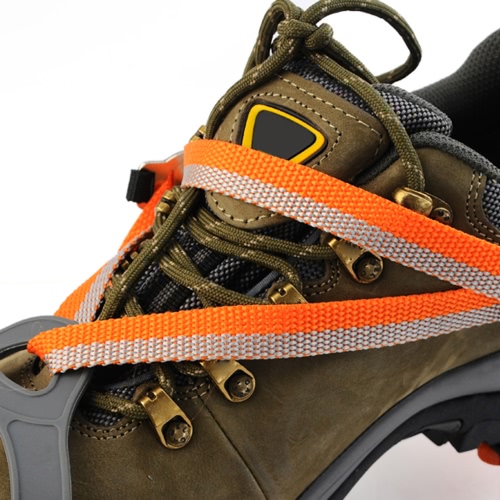 

14 point Manganese Steel Climbing Gear Crampons Ice Grippers Crampon Traction Device Mountaineering Glacier Travel Ice Walking