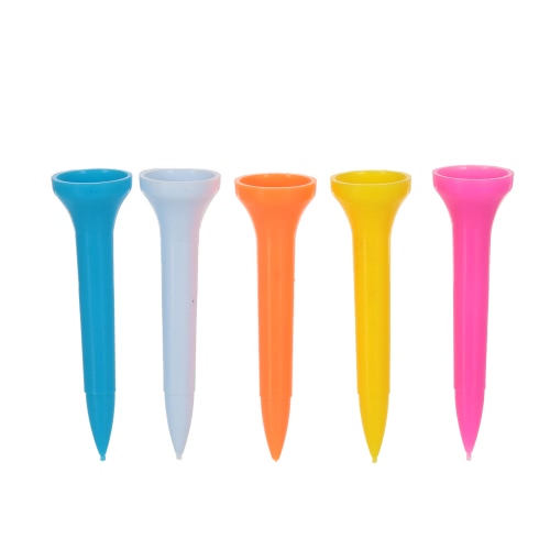 100pcs Plastic Golf Tees Golfball-T-Golfer Aid-Werkzeug-Mischfarbe