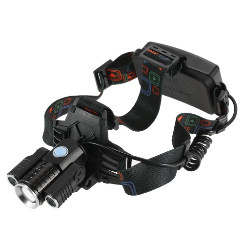 

Фары Led 3000 Lumen Headlight Фонарик Zoom Фонарик Факел Светодиодные фары головного света