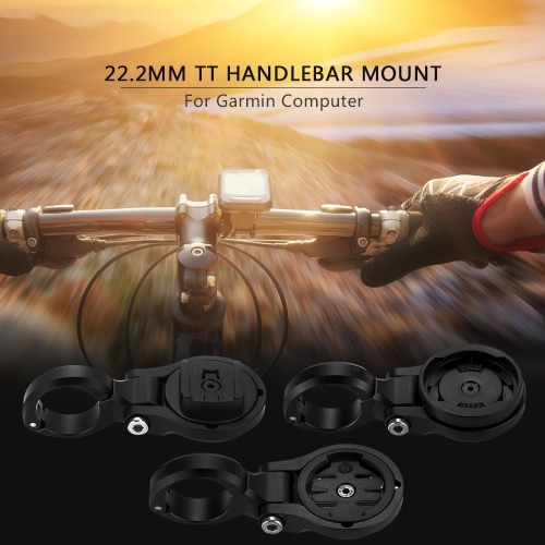 

22.2mm TT/Aero Handlebar Mount Stem Mount for Garmin Edge Polar CatEye Computer