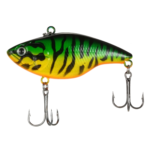 

Lixada 5 PCS Fishing Lure Hard 3D Simulation Bait Big Artificial Bait VIB Bait Treble Hook Fishing Tool