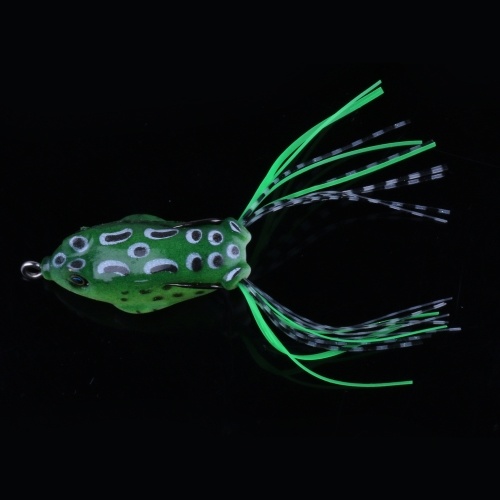 

HENG JIA 5pcs Frog Fishing Lures Карманные лягушки Жесткие двойные крючки Мягкие пластиковые приманки Инструменты для рыбалки