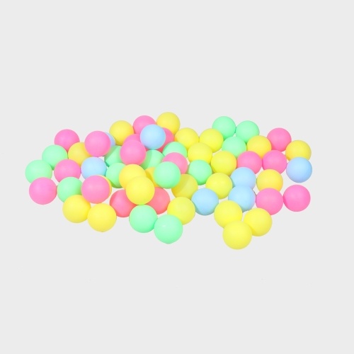 Feine Qualität Ping Pong Balls Assorted Wortlose Tischtennis Kunststoff Ball Bulk Bunte Kunststoff Nahtlose Dekoration Touch Ball Lottery Draw Bier Pong