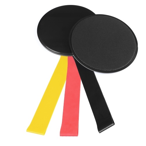 

Lixada Workout Sliders Sliding Discs Resistance Loop Bands Portable Lightweight Fitness Equipment