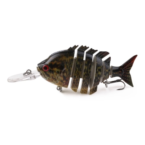 HENG JIA Artificial Bait for Fishing Tackle Wobbler Jointed Eel Fish Lure Hard Slow Sink Swimbait Multi Jointed High Strength