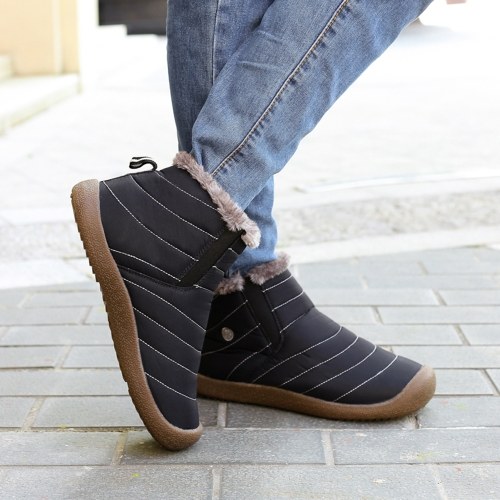

Outdoor Water-resistant Non-slip Snow Boots Slip-on Winter Warm Shoes