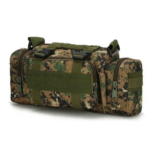 Multifunktionale Camouflage Tactic Gürteltasche Crossbody Pack Beutel Schultergurt Range Bag Outdoor Sports Wandern Radfahren