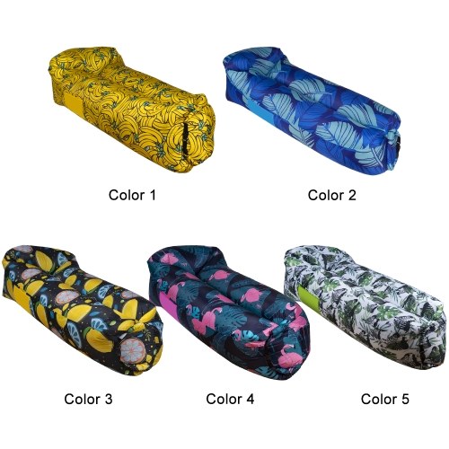 

Inflatable Lounger Portable Air Beds Sleeping Sofa Couch