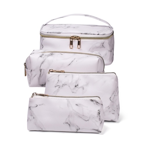 Marble Makeup Bag Portable Travel Case