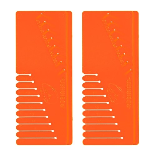 

2pcs Method Feeder Fishing Hair Length Measurement Tool
