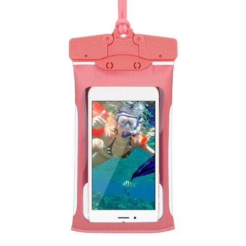 

IPX8 Mobile Phone Waterproof Bag Transparent TPU Waterproof Phone Pouch Dry Bag