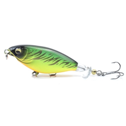 

3.0in / 0.2oz Topwater Soft Rotating Fishing Lure Bionic Hard Bait with Treble Hook Lifelike Artificial Lure Floating Crankbait for Bass Pike Saltwater Freshwater