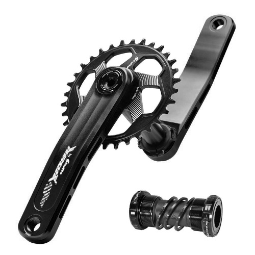 

Mountain Bike Crankset 170mm MTB Bicycle Crank Arm Set with Bottom Bracket and Chainring 30T/32T/34T/36T/38T