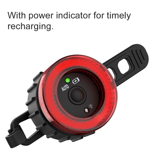USB Rechargeable High Visibility Multifunction Bike Rear Light with Brake Sensing Cycling Tail Light Road Bike Rear Lamp 