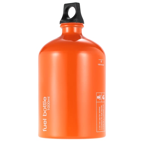 

Portable Fuel Bottle Petroleum Gasoline Fuel Bottle Tank Fuel Can 1000ml（No Fuel）