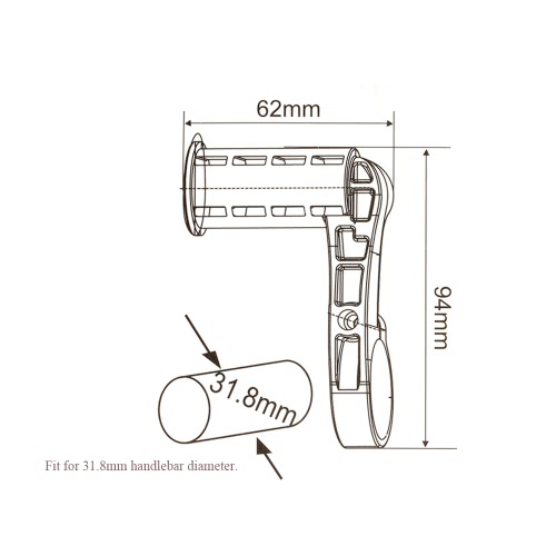 Multifunctional Bike Bicycle Handlebar Extended Seats Bracket Extender Mount for Lights Lamp Speedometer