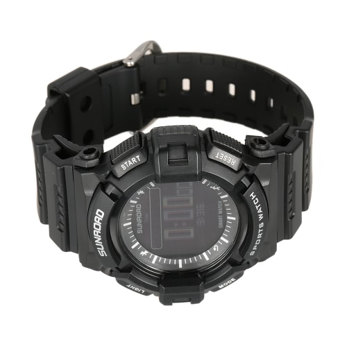 

SUNROAD Wireless BT Smart Watch Heart Rate Sleep Monitor Outdoor Sports Digital Wristwatch Fitness Tracker with Remote Selfie USB Charging for Android for IOS