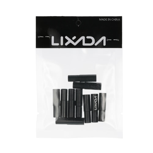 

Lixada 10pcs 4мм / 5мм Велоспорт велосипед Derailleur сдвиг Тормозной жильный кабель Заглушка Shifter Каб.оболочка Наконечники Труба Tops Replacement Set алюминиевого сплава