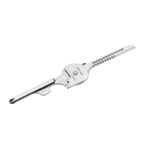 Mini EDC Gear Multi Function Key Tool chave de fenda abridor chaveiro tático