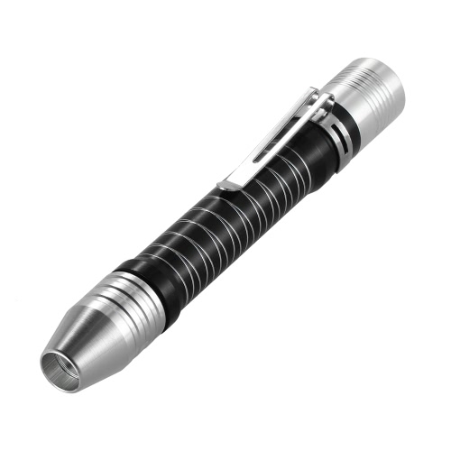 

100 Lumens Mini Pen Light Pen LED Flashlight Clip Torch Riding Light