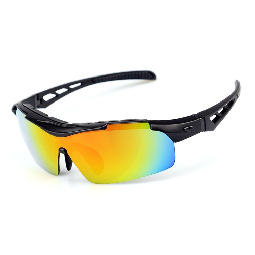 

XS003 UV400 Polarized Велоспорт Солнцезащитные очки с 5 сменными объективами