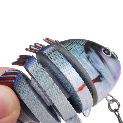 

Lixada 8cm 15g 6 Segment Fishing Lure Multi Jointed Hard Bait Sinking Lure для басовой рыбалки