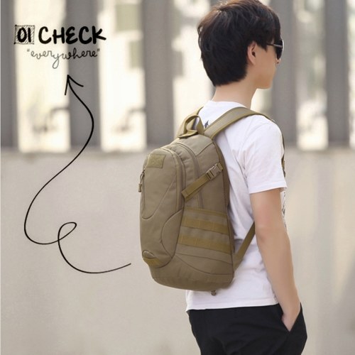 

Outdoor Backpack Men & Women Summer Camp Shoulder Bag Wear-Resistant Oxford Cloth Mountaineering Student Bag