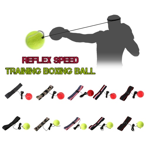

Boxing Reflex Ball Adjustable Headband for Reflex Speed Training Boxing Exercise Training Improve Reactions and Speed Boxing Gym Equipment