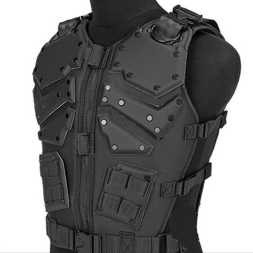 

Outdoor Game Tactical Hunting Combat Body Black And Tan Color Armor Vest Waistcoat