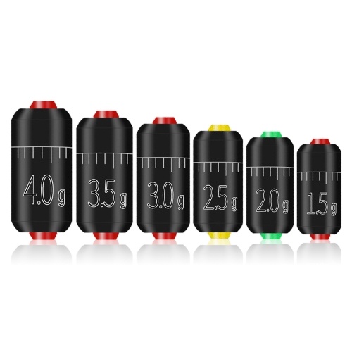 

5Pcs Safety Lead Sinker with Graduations Environmental Coating Lure Weight Sinker Sheet Rolls