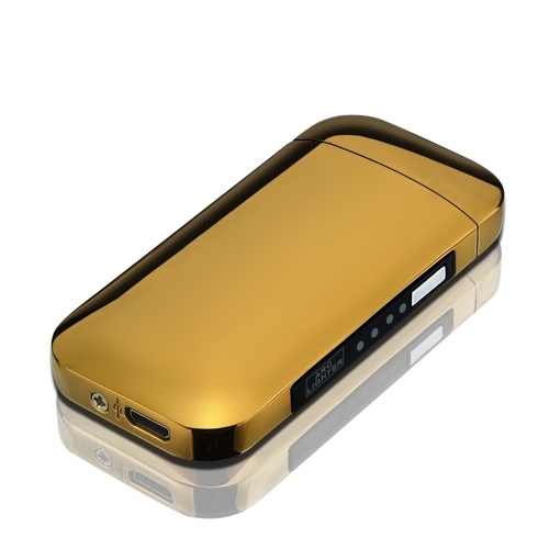 

LED Electricity Display Waterproof Lighter Windproof Outdoor Cigarette Camouflage Double Arc Lighter