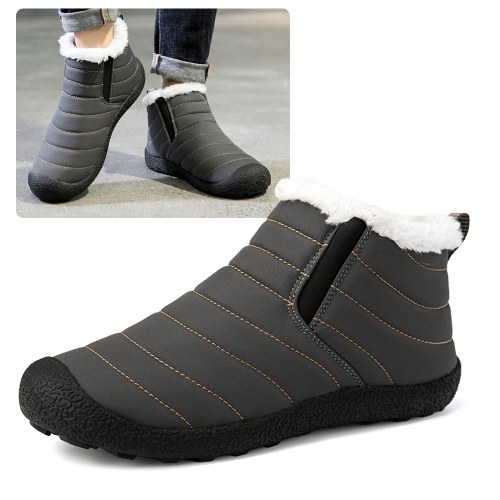 

Warm Snow Boots Women Men Winter Slip On Snow Boots