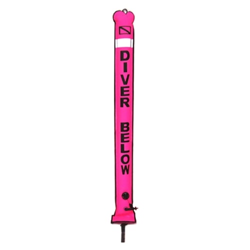 

1.2M Colorful Visible Inflatable Signal Tube Scuba Diving Surface Signal Marker Buoy Sausage Signal Marker Diving Scuba Accessory