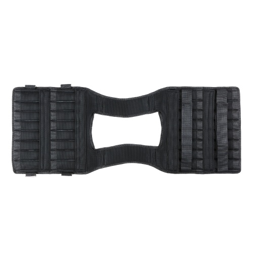 Max Loading 15kg Adjustable Vest Weight Exercise Weight Loading Cloth Strength Training with 6kg Leg Weight 5kg Arm Weight (Empty) 