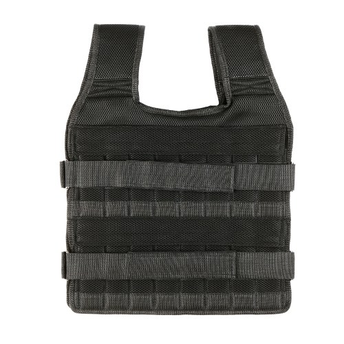 Max Loading 15kg Adjustable Vest Weight Exercise Weight Loading Cloth Strength Training with 6kg Leg Weight 5kg Arm Weight (Empty) 